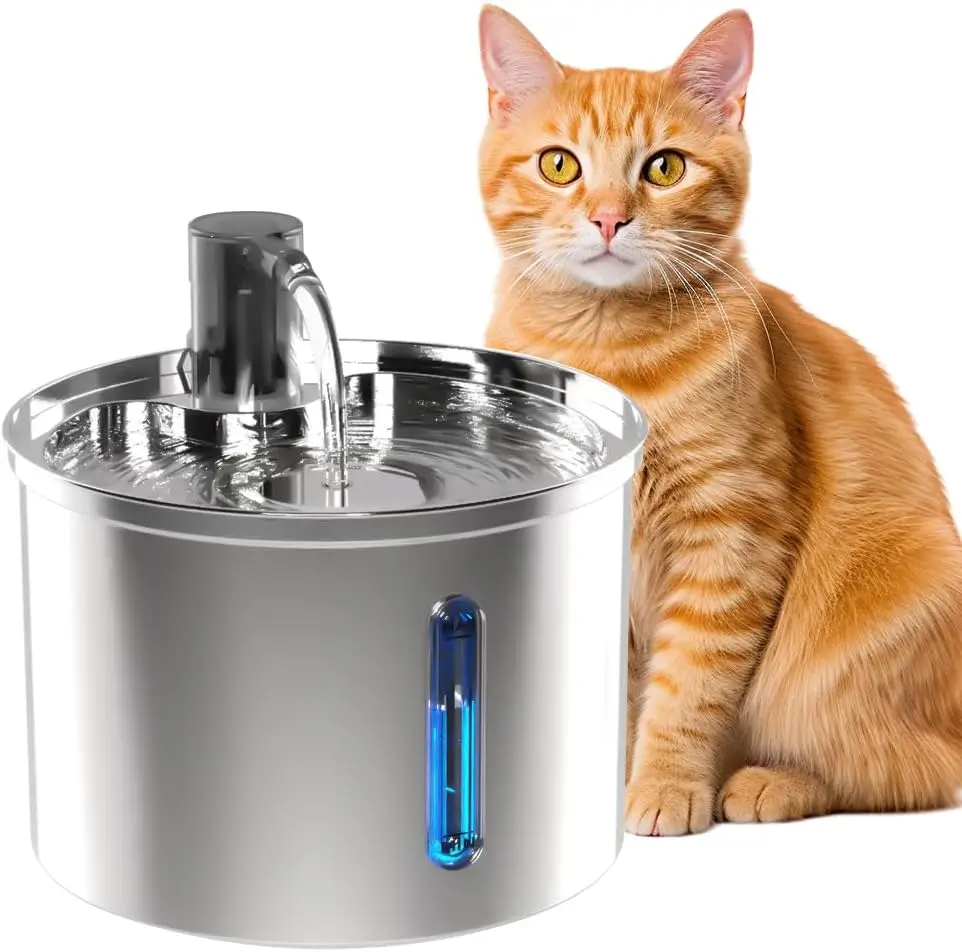 3L Bebedouro Fonte De Água Para Cães Gatos Elétrico Pet