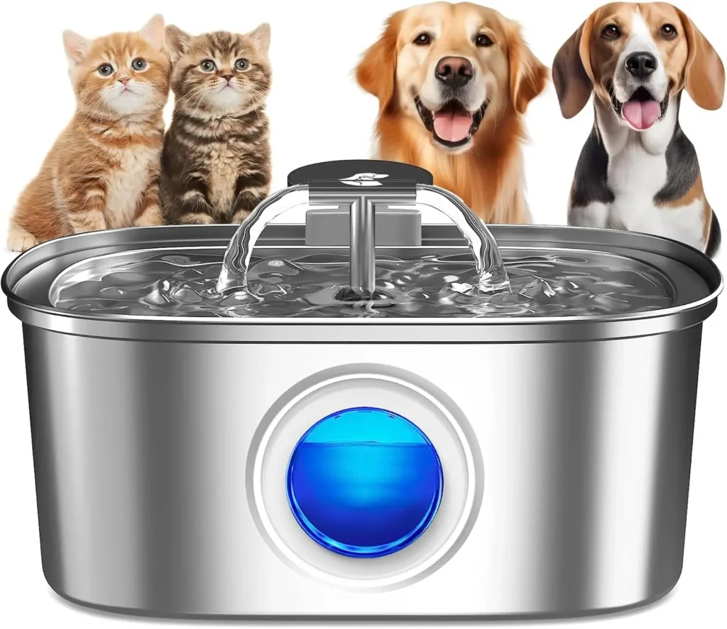 Bebedouro Para Gatos com Aço Inox 3,2L