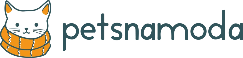 gato com cachicol e escrito petsnamoda