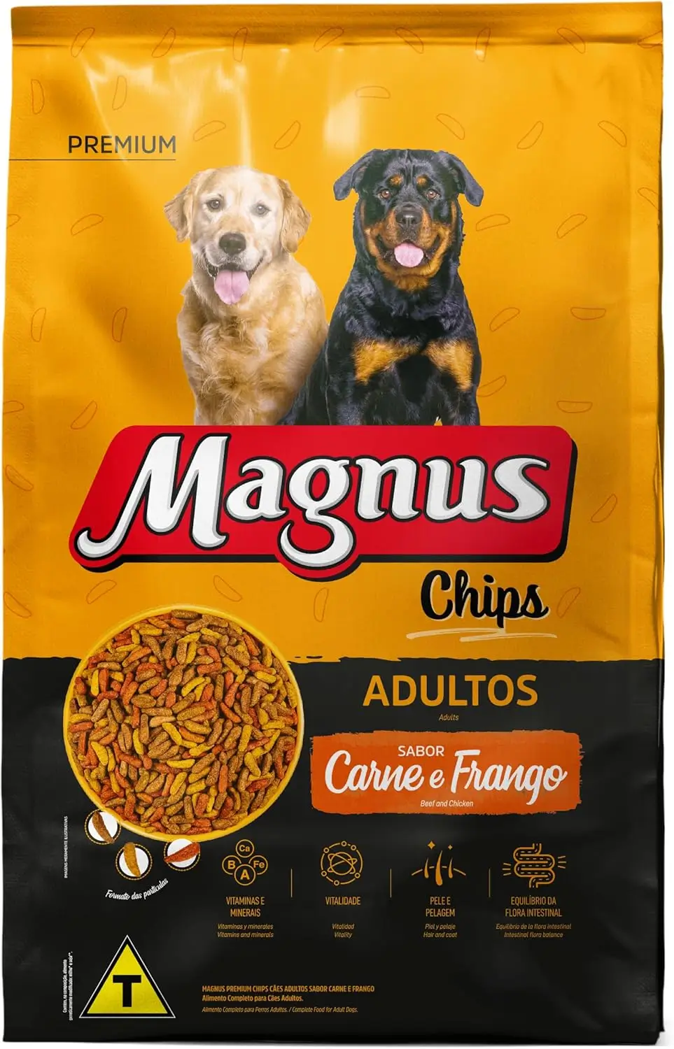 Ração Seca Para Cães Adultos Magnus