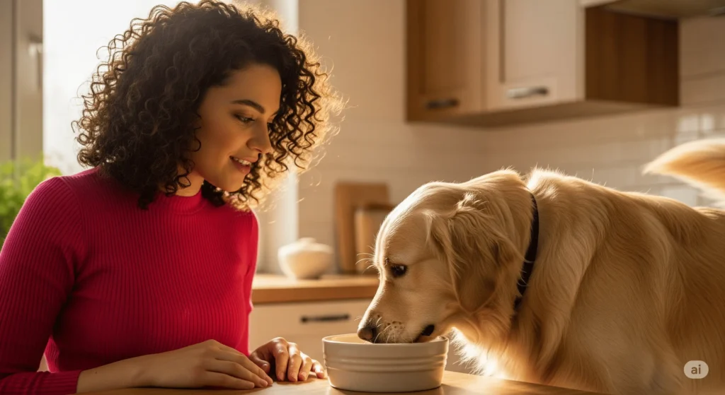 monitore o consumo de ração do cachorro